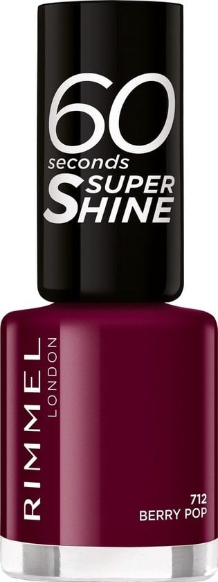 Rimmel London 60 Seconds Supershine Nail Polish - 712 Berry Pop