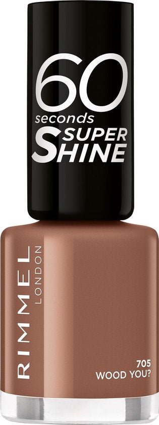 Rimmel 60 Seconds Super Shine Nagellack – 705 Wood You