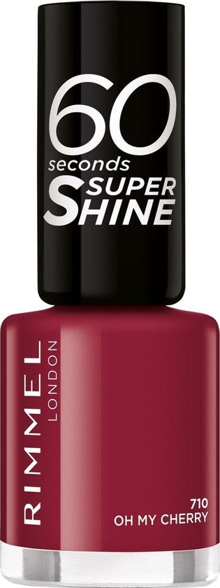 Rimmel 60 Seconds Super Shine Nail Polish - 710 Oh My Cherry