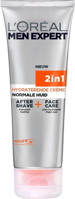 L'Oréal Men Expert Hydra Energetic 2in1 Aftershave und Gesichtscreme 75 ml – Verpackung beschädigt