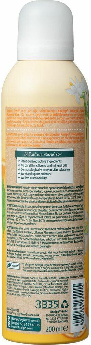 Kneipp Morning Kiss - Shower foam - Shower foam Orange blossom - 200 ml