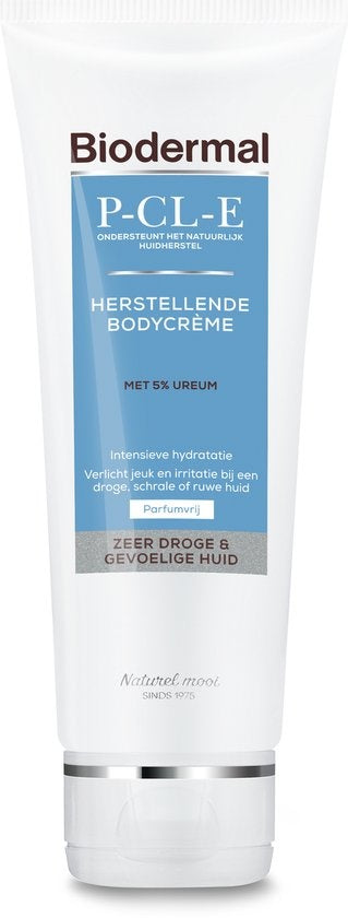 Biodermal P-CL-E Herstellende Bodycrème - Voor de zeer droge & gevoelige huid - 200ml - Verpakking beschadigd