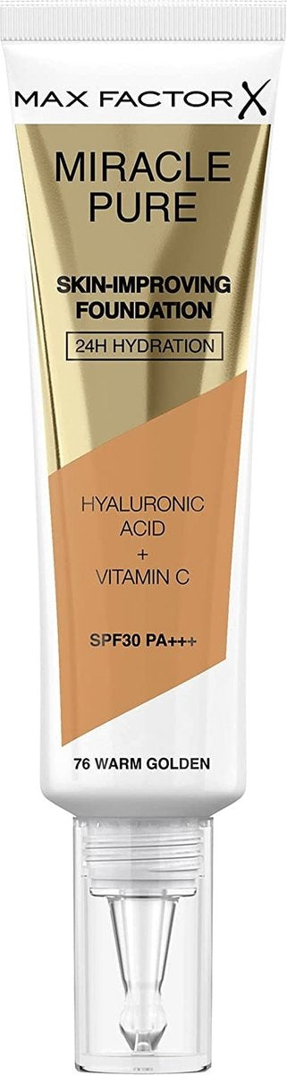 Max Factor Miracle Pure Skin Improving Foundation – 076 Warm Golden