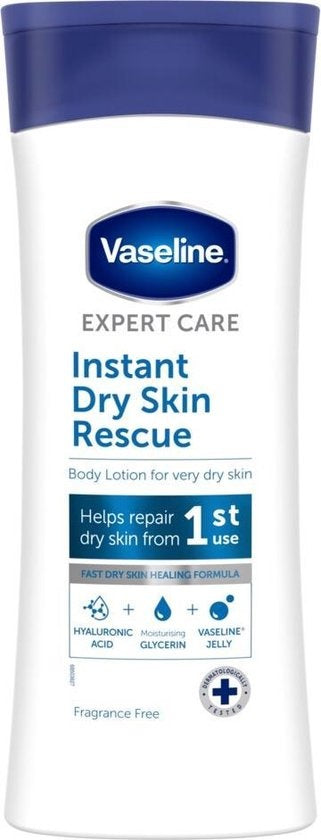 Vaseline Body Lotion Expert Care Instant Dry Skin Rescue 400 ml