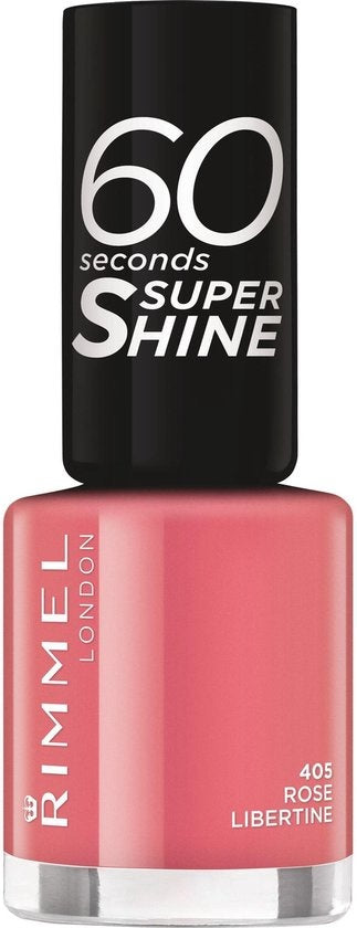 Rimmel London 60 Seconds Supershine Nail Polish- 405 Rose Libertine