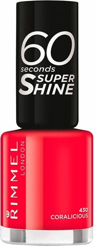 Rimmel 60 Seconds Super Shine Nail Polish - 430 Coralicious