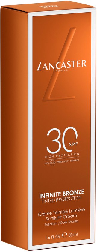Lancaster Infinite Bronze Tinted Protection Sunlight Cream SPF30 Medium/Dark 50 ml