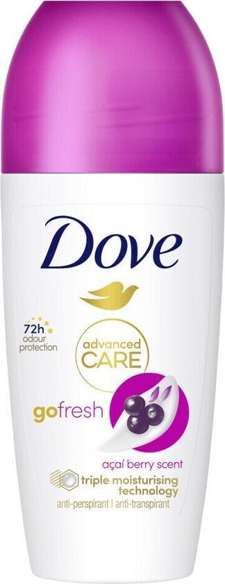 Dove Deodorant Roller Go Fresh Acai Berry &amp; Waterlily 50ml