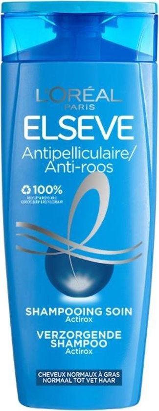 L'Oréal Paris Elsève Anti-Roos Verzorgende Shampoo - 250 ml - Normaal tot Vet Haar