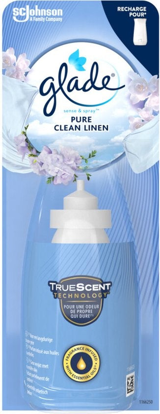 Glade Sense & Spray Pure Clean Linen Nachfüllpackung 18 ml – Online Voordeelshop