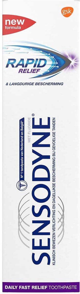 Sensodyne Toothpaste Rapid Relief 75 ml - Packaging damaged