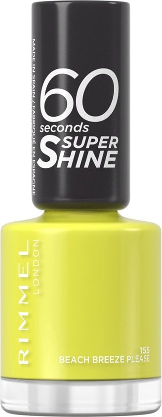 Rimmel London 60 Seconds SuperShine Nail Polish - 155 Beach Breeze Please