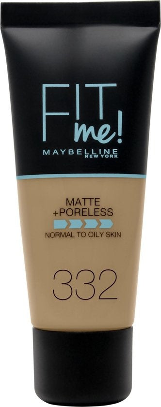 Maybelline Fit Me Matte &amp; Poreless Foundation - 332 Golden Caramel