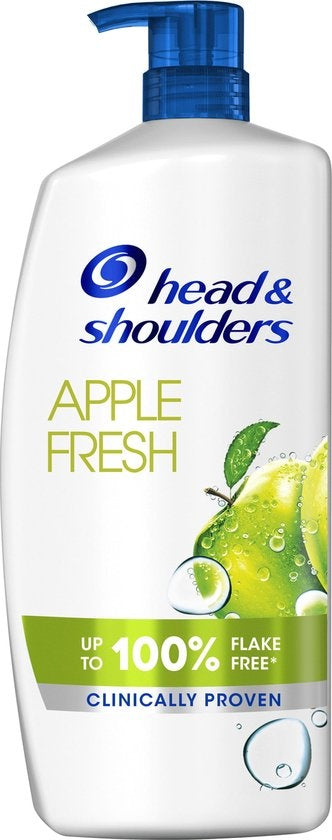 Head & Shoulders Apple Fresh - Anti-roos - Shampoo - Tot 100% Roosvrij - 1000ml