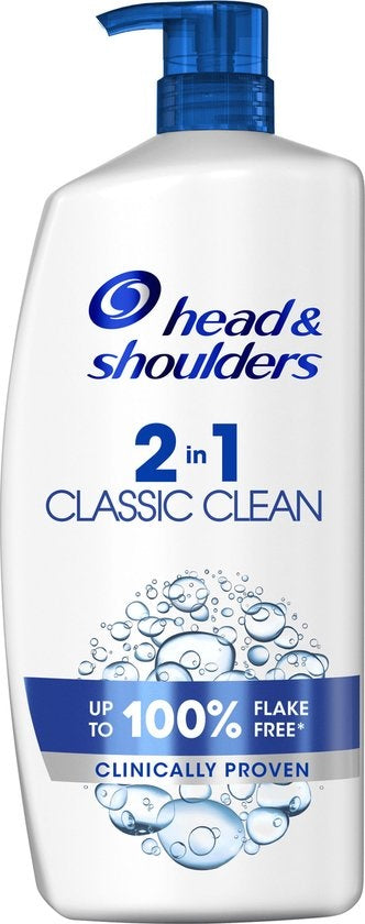 Head & Shoulders Classic 2in1- Anti-roos - Shampoo & Conditioner - Tot 100% Roosvrij - 1000ml