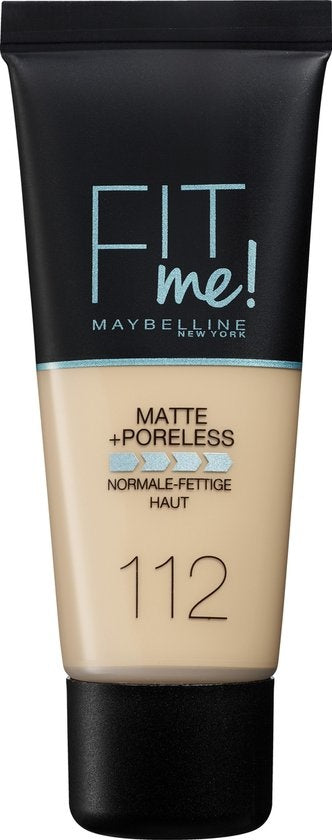 Maybelline Fit Me Matte & Poreless Foundation - 112 Soft Beige