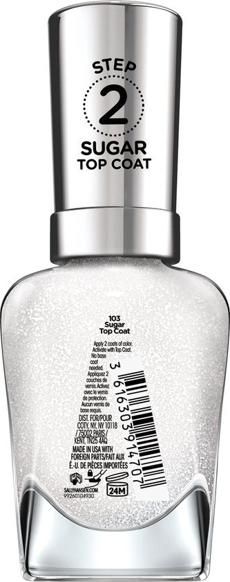 Sally Hansen Miracle Gel Topcoat – 103 Zucker