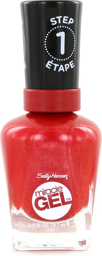 Sally Hansen Miracle Gel Nail Polish - 446 Red-y, Set, Run!