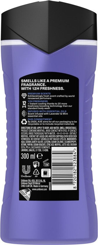 Axe Shower Gel Blue Lavender 300 ml