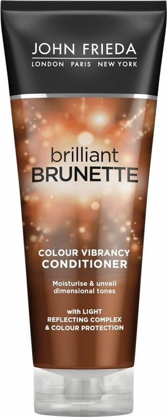 Conditioner voor Droog Haar John Frieda Brilliant Brunette 250 ml