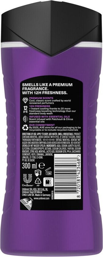 AXE Shower Gel Purple Patchouli 300 ml