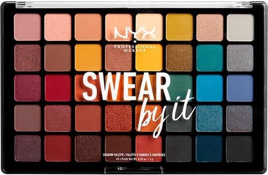 NYX PMU Professional Makeup Swear By It Shadow Palette - SBISP01 - Oogschaduw Palet - 1 st