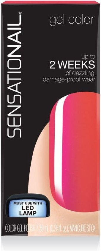 SensatioNail Gel Polish Tropical Punch - Gel Nail Polish - orange