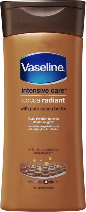 Vaseline Cocoa Radiant Intensive Care Bodylotion - 200 ml