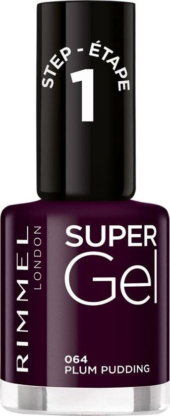 Rimmel London Supergel Weihnachtsnagellack – 064 Plum Pudding