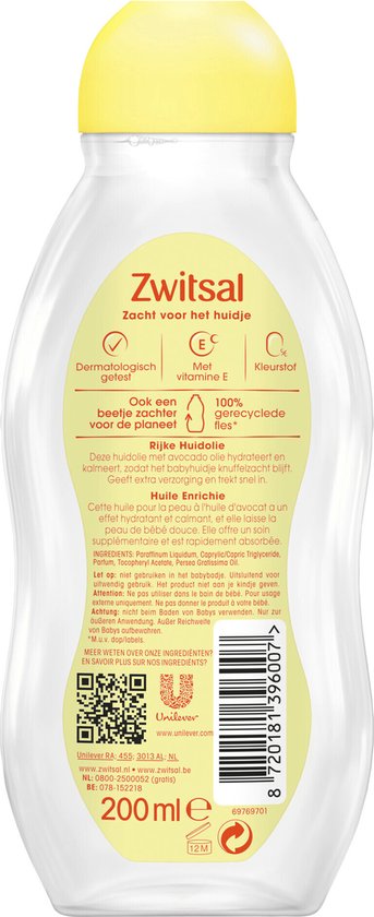 Zwitsal Reichhaltiges Öl 200 ml