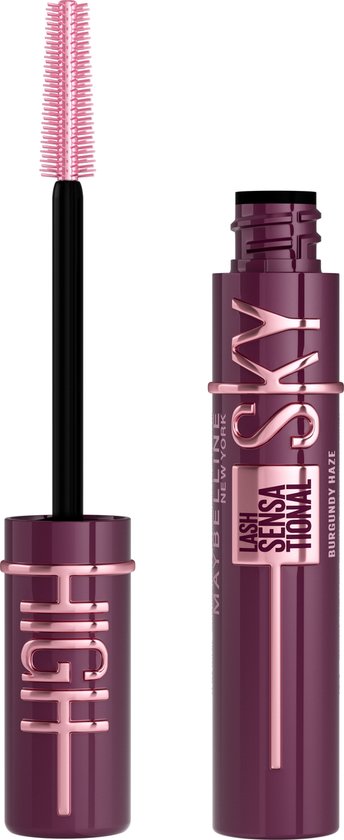 Maybelline New York – Lash Sensational Sky High – Burgundy Haze – Bordeaux – Längen-Mascara – 7,2 ml