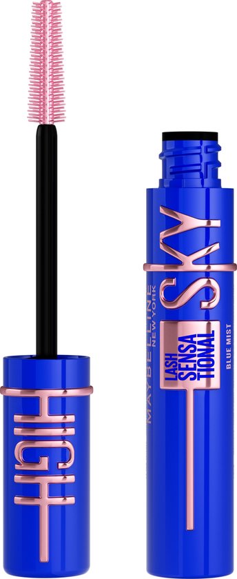 Maybelline New York – Lash Sensational Sky High – Blue Mist – Blau – Mascara für endlose Länge und Volumen – 7,2 ml