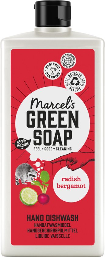 Marcel Green Soap afwasmiddel Radijs & Bergamot 500ml