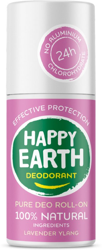 Happy Earth Pure Deodorant Roll-On Gurke Matcha 75 ml