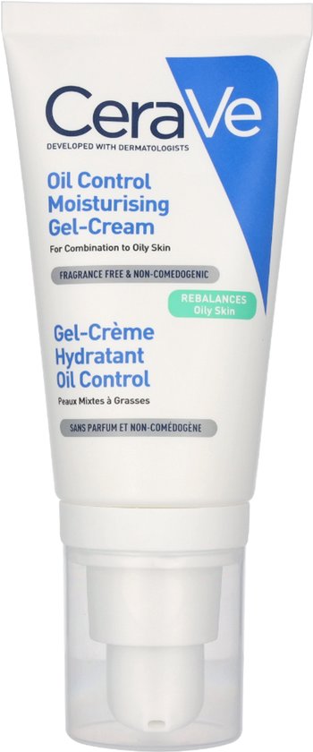 CeraVe Hydrating Oil Control Gel-Cream - Combination to Oily Skin 52 ml