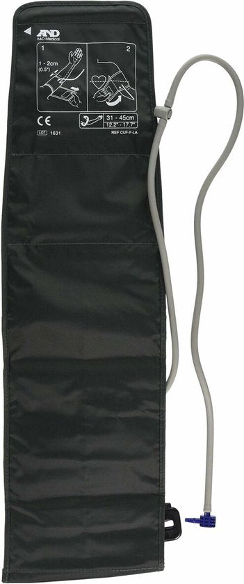A&amp;D Manschette für A&amp;D Oberarm-Blutdruckmessgeräte Größe Large (32 bis 45 cm)