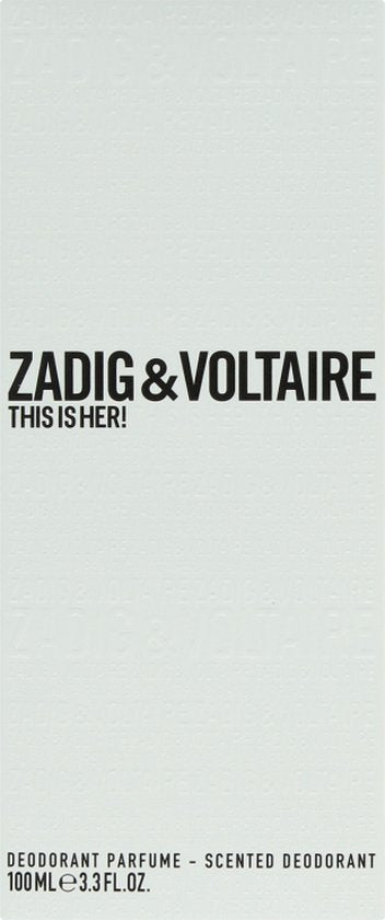 Zadig & Voltaire Deospray This Is Her! Deodorant - 100 ml