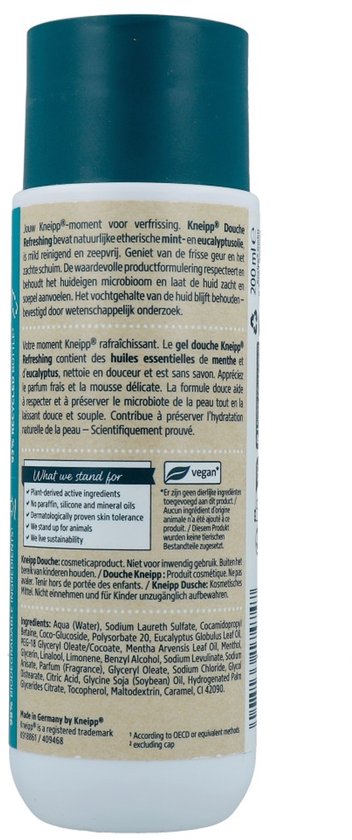 Kneipp Douche Refreshing Mint Eucalyptus 200 ml