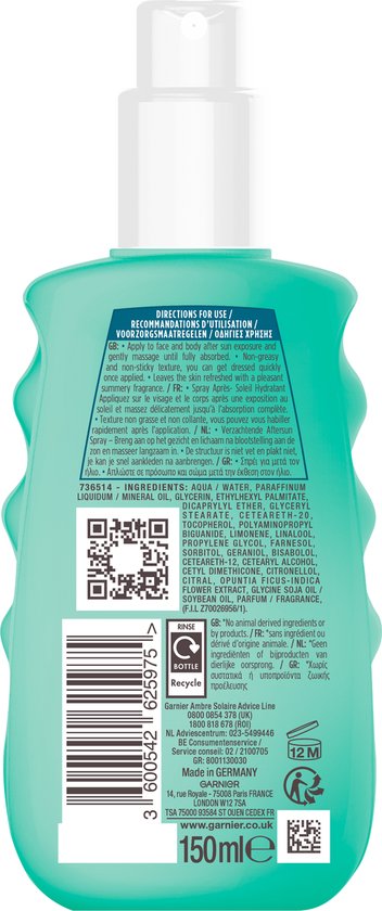 Ambre Solaire Aftersun Spray 150 ML