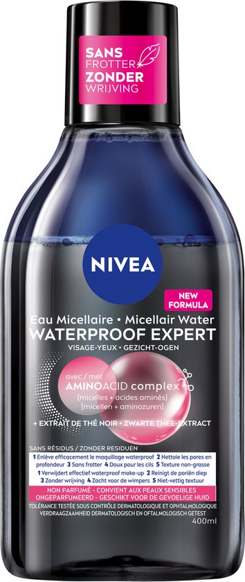 NIVEA Micellar Expert Make-up Remover Water – Gesichtsreiniger – 400 ml