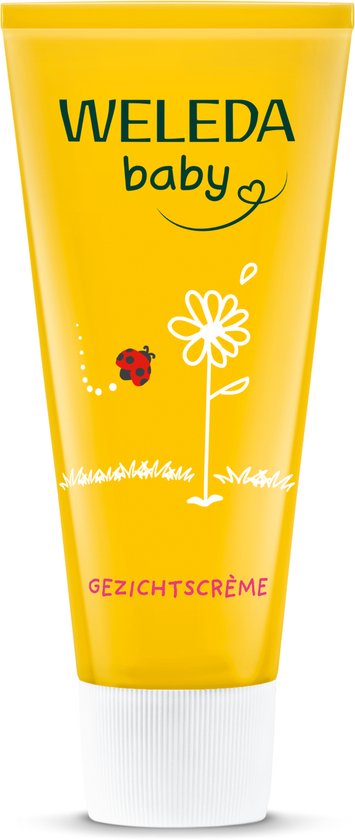 WELEDA Baby Gezichtscrème - Calendula & Kamille - Hydrateert & Voedt Intensief - 100% Natuurlijke Ingrediënten - 50ml- Verpakking beschadigd