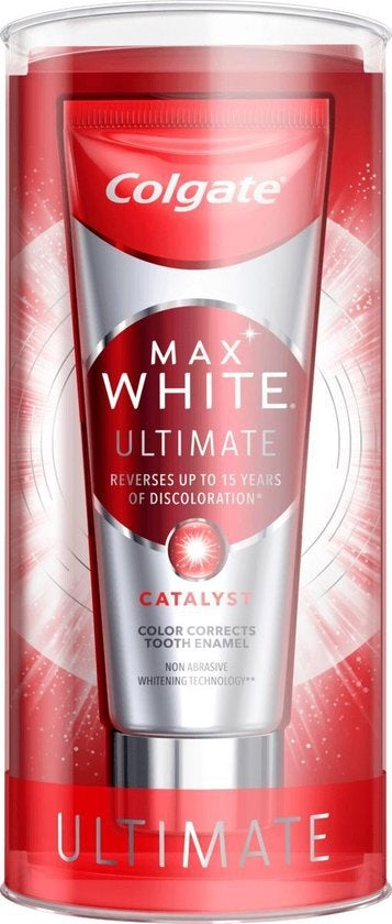 Colgate Max White Ultimate Zahnpasta zum Aufhellen, 75 ml – Verpackung beschädigt