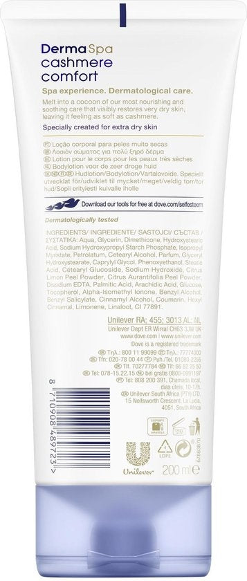 Dove Cashmere DermaSpa Körperlotion 200 ml