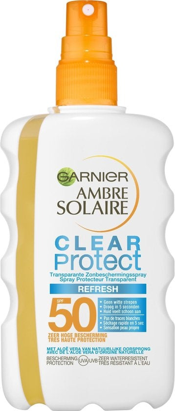 Garnier Ambre Solaire Clear Protect Refresh Zonnespray SPF50 200 ml