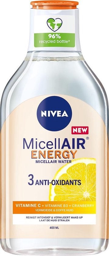 NIVEA Micellair Water Energy Vitamin C 400 ml - Dop is beschadigd