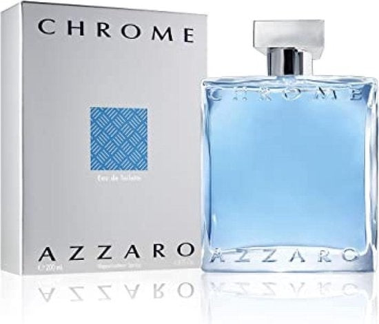 Azzaro Chrome 200 ml – Eau de Toilette – Herrenparfüm – Verpackung beschädigt