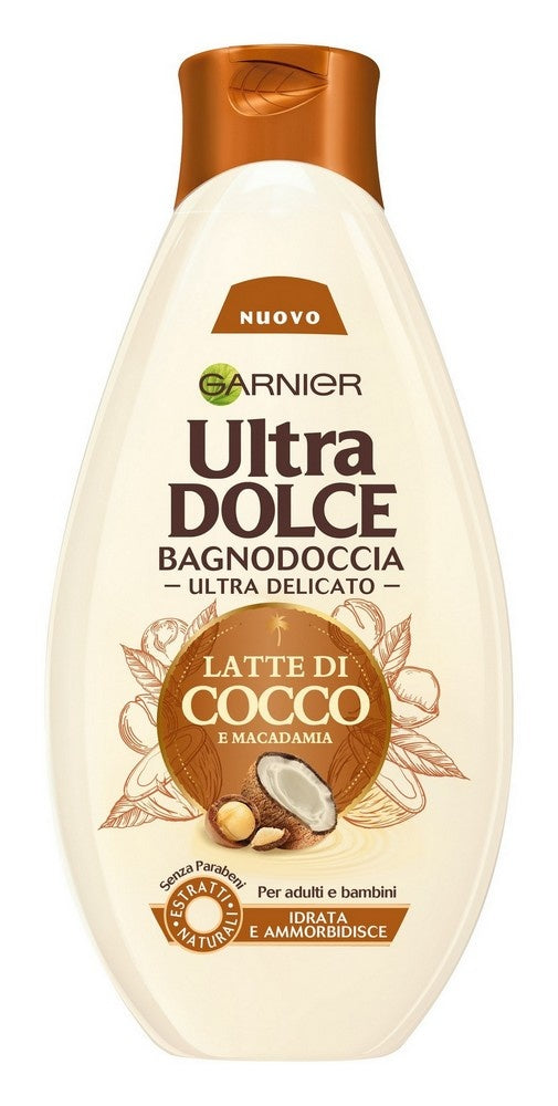 Garnier Ultrazoete kokosmelk en macadamia douchegel 500 ml