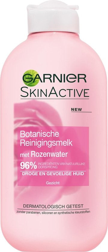 Garnier Skinactive Face Skin Naturals Essentials Droge Huid - 200ml - Reinigingsmelk