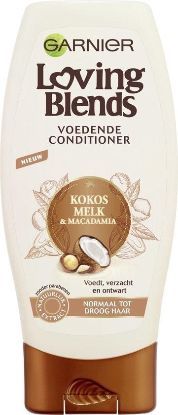 Garnier Loving Blends Unisex-Haarspülung – Kokosmilch und Macadamia250 ml