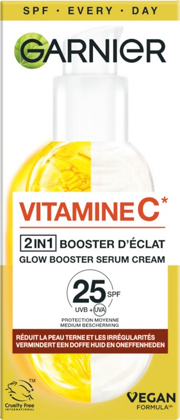 Garnier SkinActive - Serum Cream met Vitamine C* en SPF25 - 50ml
